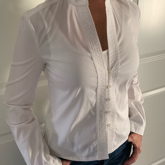 BCBGMaxAzria Tops - BCBGMAZAHARIA white shirt